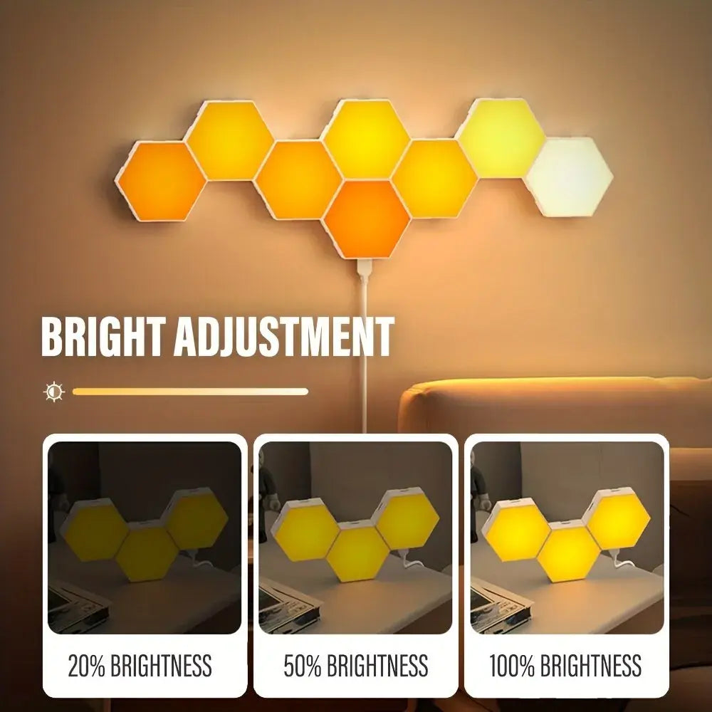 Hexagonal Smart RGB Leds