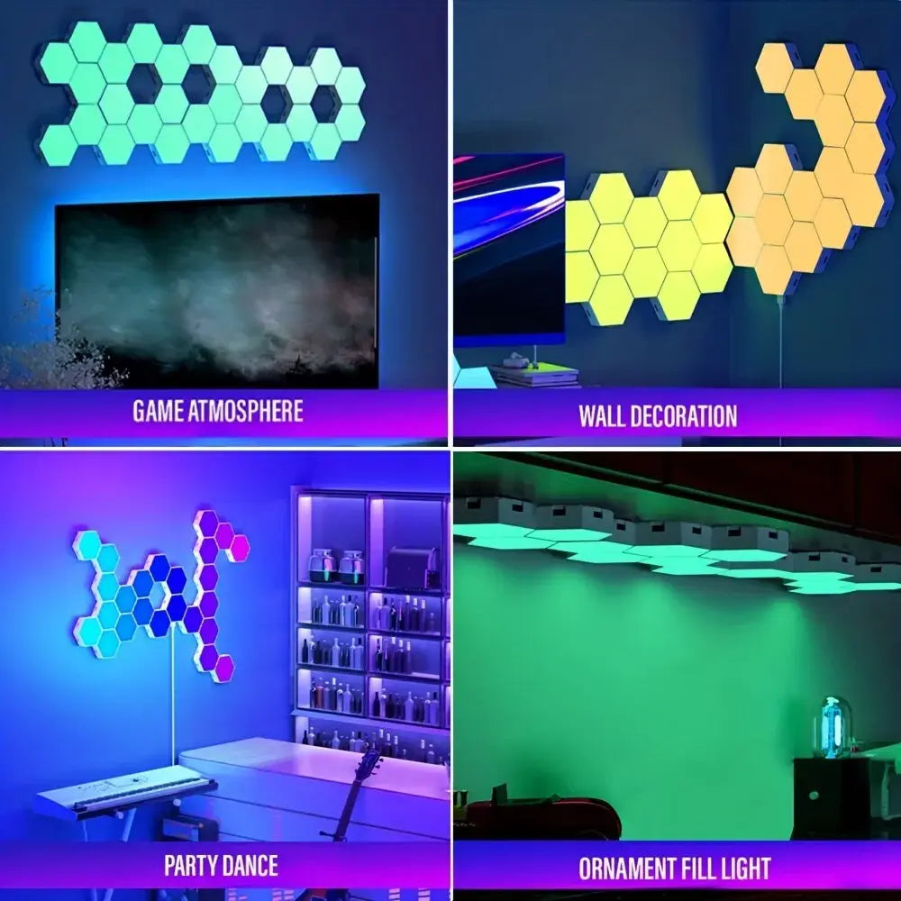 Hexagonal Smart RGB Leds